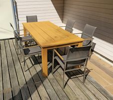 Gartentisch mit 6Stühlen (Teakholz)