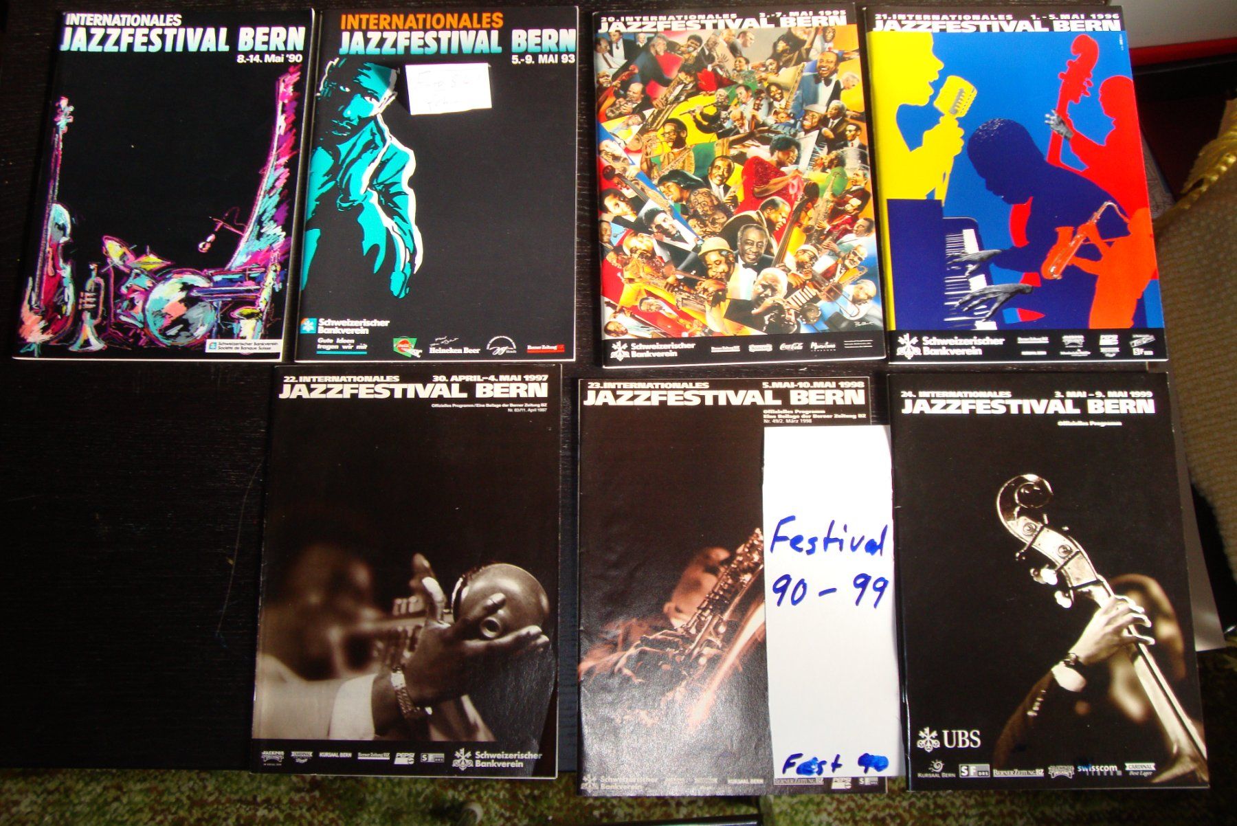 Riviste & Magazine: Jazz Festival Bern Programme 1990-1991 – Usato da Bern venduto da Uli_10_11