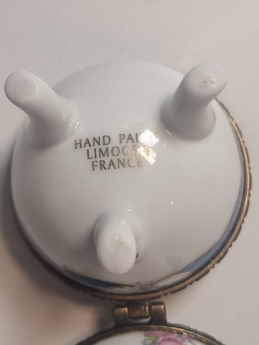 Barattoli: antikes LIMOGES Schmuck Ei Dose handbemalt Goldrand – Usato da Dürnten venduto da Bachtelrider_ 7