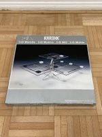 3D Mühle Spiel aus Plexiglas space age Design Brettspiel 80s