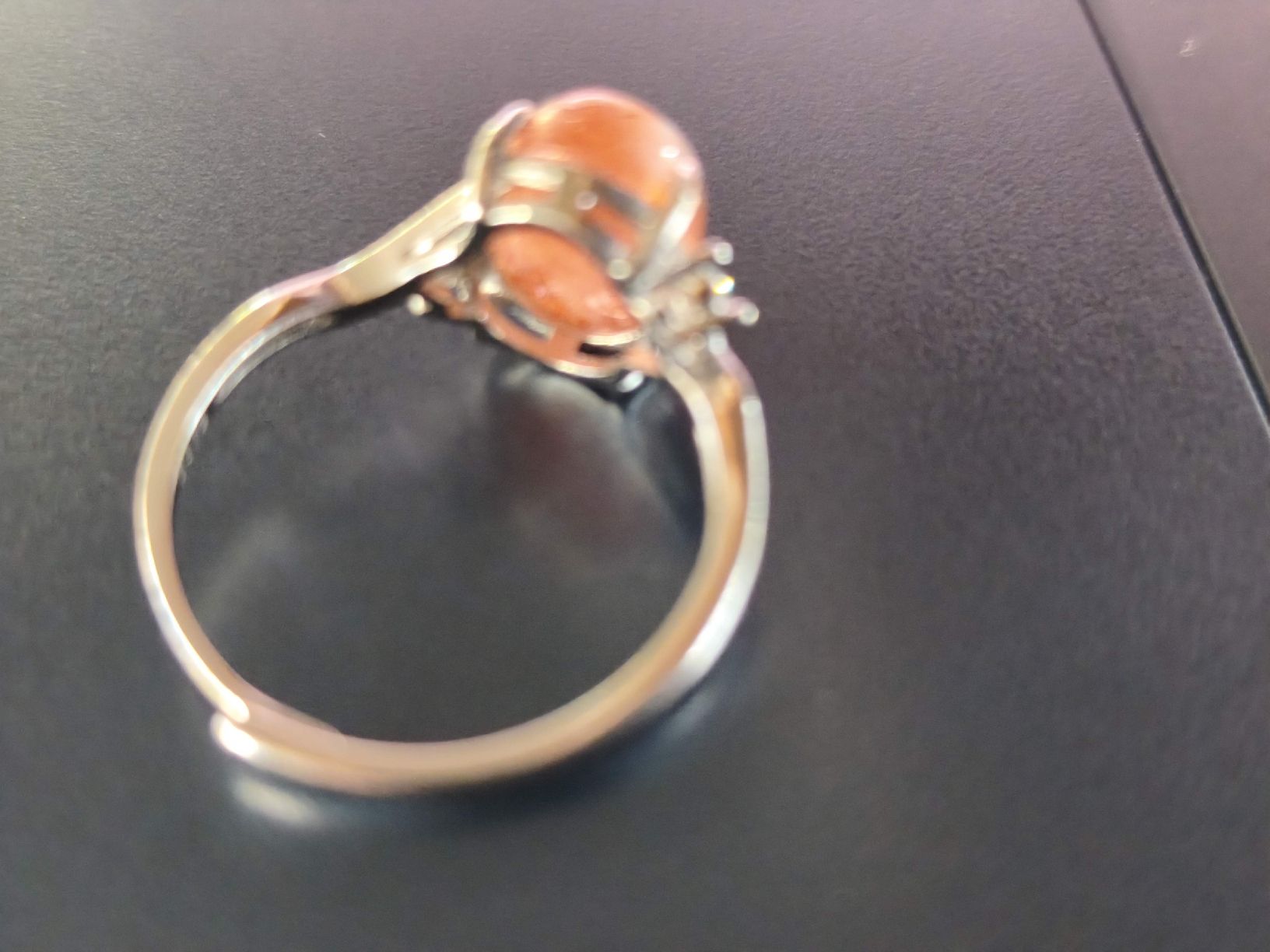 Anelli: Wunderschöner Sonnenstein Ring, Silber 925 verstellbar  – Usato da St. Gallen venduto da GIULESGG 7