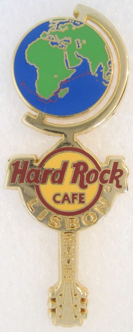 Hard Rock Cafe Placchette & Badge: Hard Rock Cafe Lisbon ______________ Hobby Data Base # 39370 – Usato da Emmenbrücke venduto da tms1122