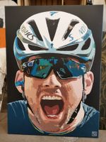 Gemälde „Velorennfahrer Albertini“