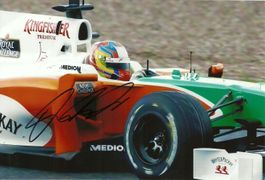 di Resta, Force India, 2011, original signiert!