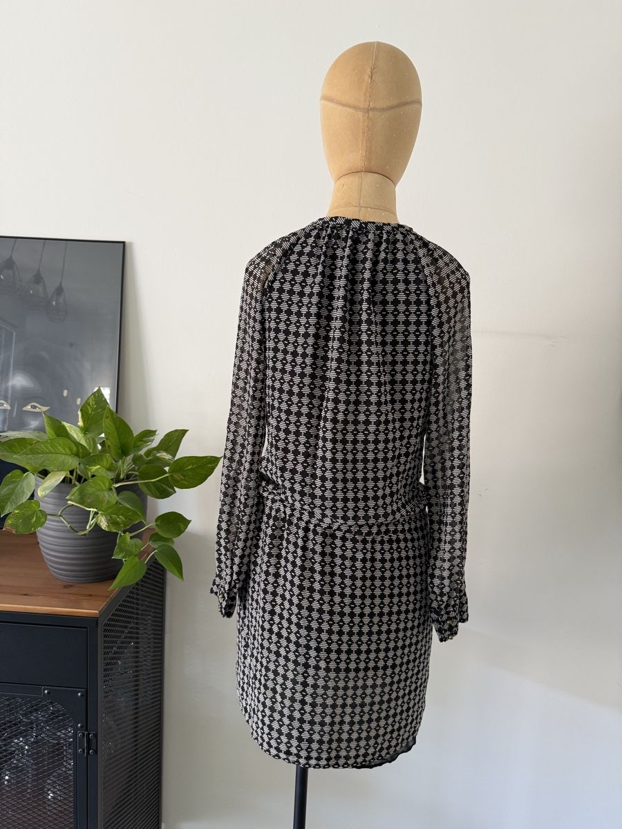 Maddison Kleider: Maddison Kleid Gr.36 Schwarz Weiss Boho Langarm – Gebraucht aus Lugano von rebecca.wardrobe 8