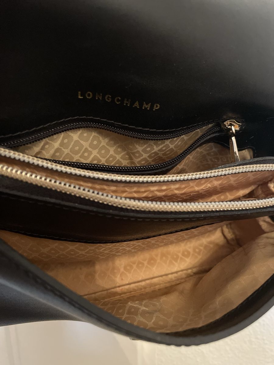 Longchamp Borse da donna: LONGCHAMP Honoré 404 Flap Black – Usato da Basel venduto da leluma 5