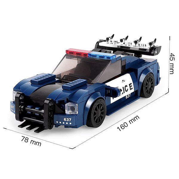 Mould King Kit di costruzioni: Mould King: Polizeiwagen / 27002 – Nuovo e nell'imballaggio originale da Meisterschwanden venduto da Bigi1 2
