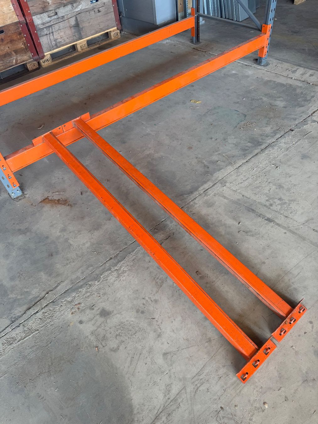 Regale: Palettenregal grau/orange – Gebraucht aus Hallau von mofaplus 4