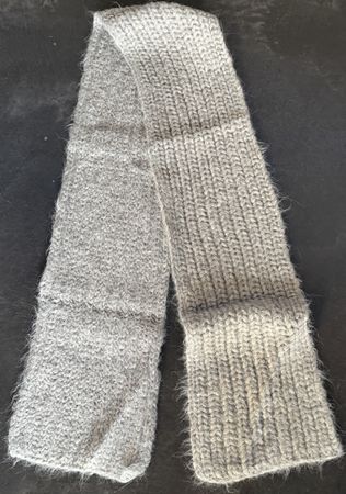 Karakoram Alpaka-Wollschal, Grau, Winter Accessoire, Neu! (5
