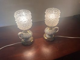 Vintage Tischlampen Paar (2er-Set), Polam-Poznań, 70er/80er