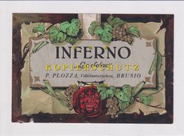 Etikette für Wein - Inferno "La Soliva" /bd