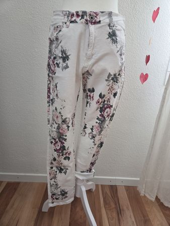 Blumen Hose, Grösse XL/46, Frühling, Sommer, Neuwertig!