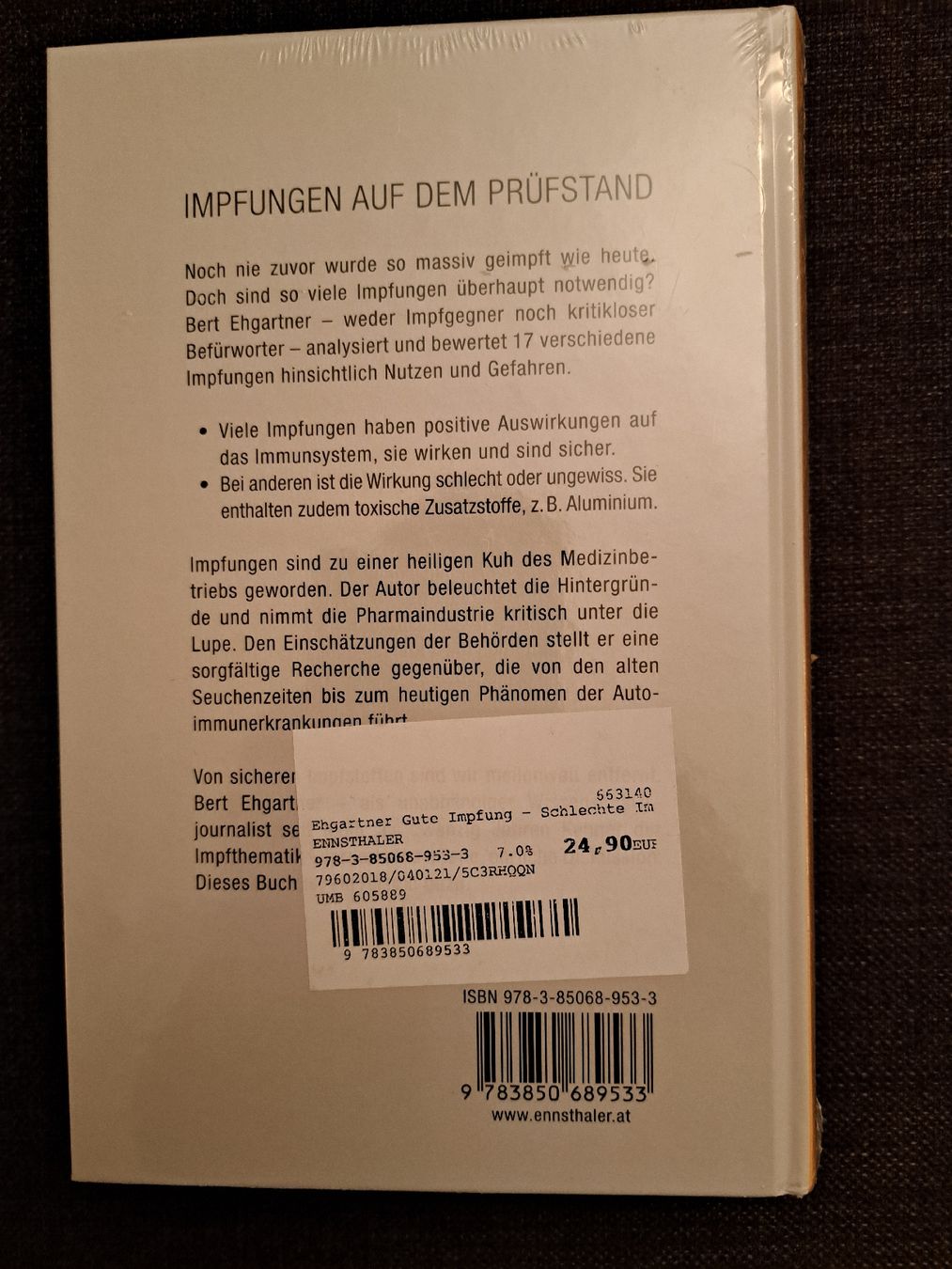 Bücher: Impfung, Ratgeber – Neu (gemäss Beschreibung) aus Fischbach-Göslikon von Reddy1 1