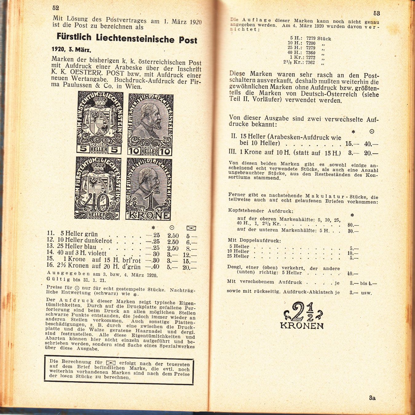 Tous les timbres: Katalog Liechtenstein 1943 – D'occasion à Herrliberg par Lfrifda 5