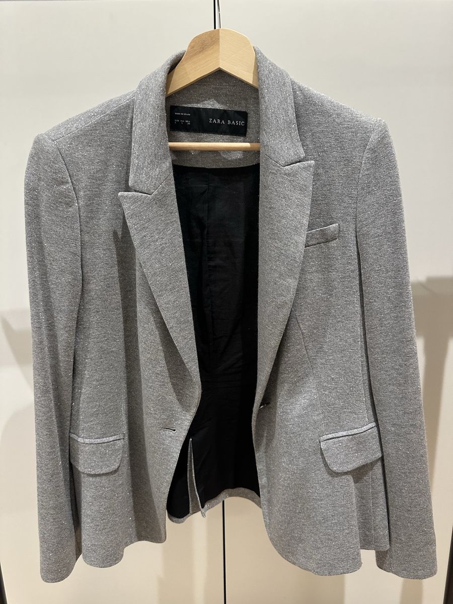 Giacche: ZARA Basic Blazer grau Gr. L – elegant & klassisch – Usato da Goldach venduto da Nekiii