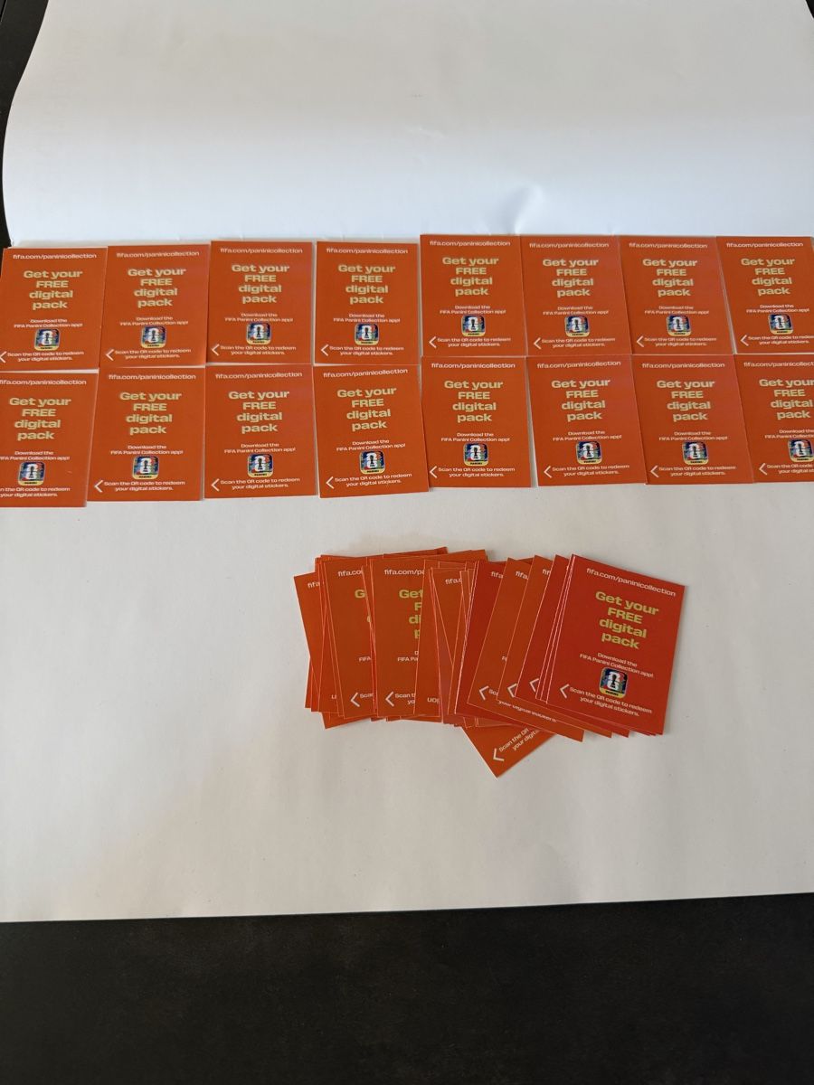 Panini Carte collezionabili: 62x panini WM 2026 Digital Sticker QR-Codes  – Nuovo e nell'imballaggio originale da Wallbach venduto da ale_db7t