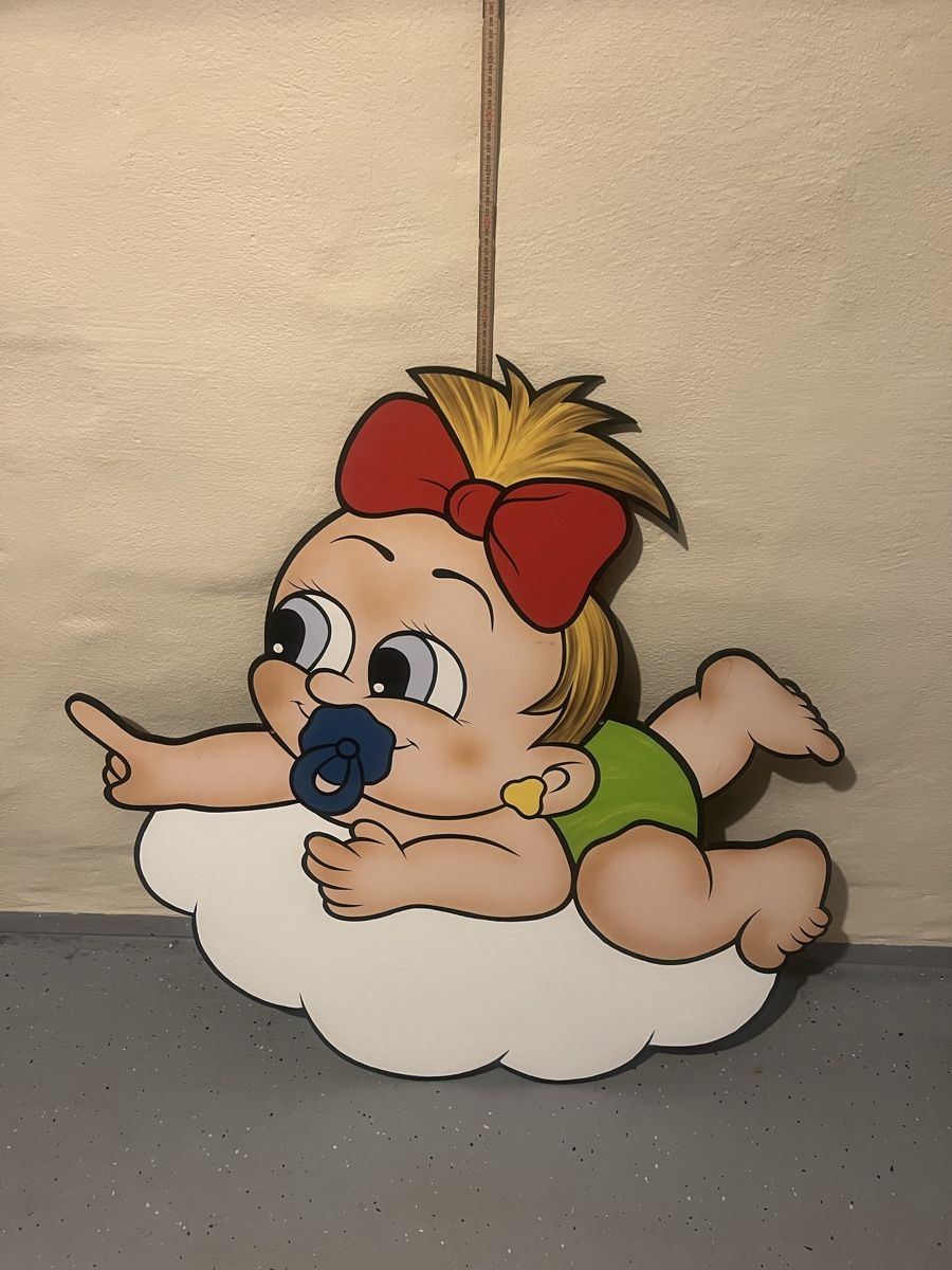 Insegne: Geburtstafel Figur – Usato da Wiggen venduto da mfgUrs 1