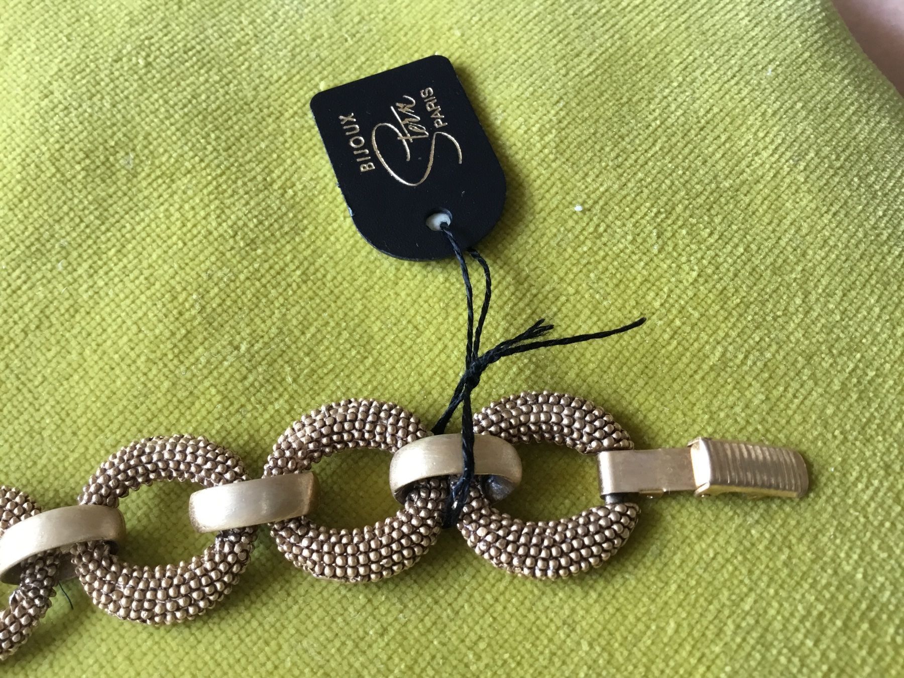 Armbänder & -reifen: Bracelet chaîne doré vieilli Stern Paris – Neu (gemäss Beschreibung) aus Le Landeron von nic_8hd5 1