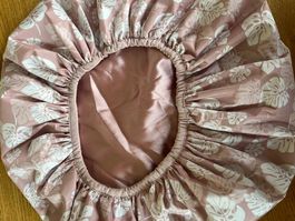 Duschhaube mit Satin-Innenfutter – Anti-Frizz_rosa