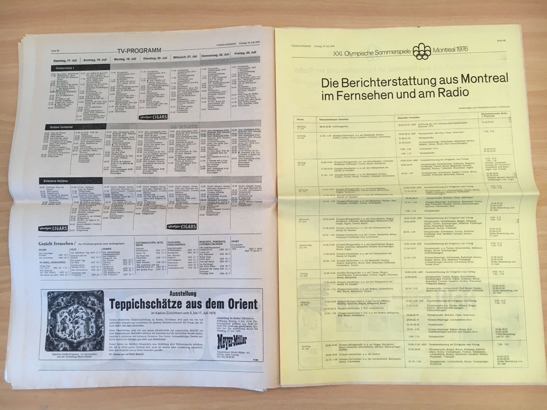 Riviste & Magazine: Tagesanzeiger vom 16. Juli 1976 – Usato da Luzern venduto da Jiggy_8898 9