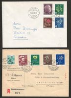 Pro Juventute Serie 1948 + 1949 auf Brief