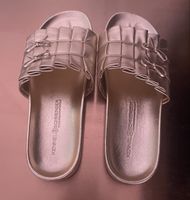 Kennel & Schmenger Leder-Pantoletten „Holly“ Gold Metallic