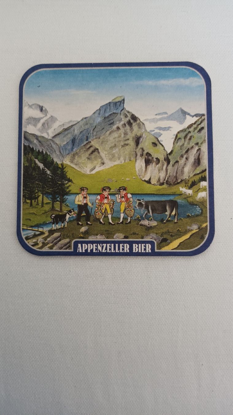 Sottobicchieri: 12 Appenzeller Gläseruntersetzer aus Karton – Nuovo e nell'imballaggio originale da chur venduto da erika025