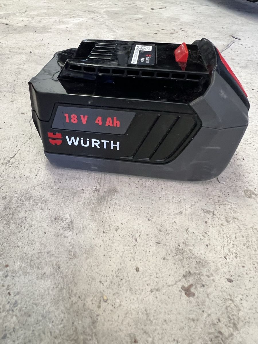 Würth Caricatori & Batterie: WURTH Akku 18V 4Ah M-CUBE – Usato da Thun venduto da Biaggi1