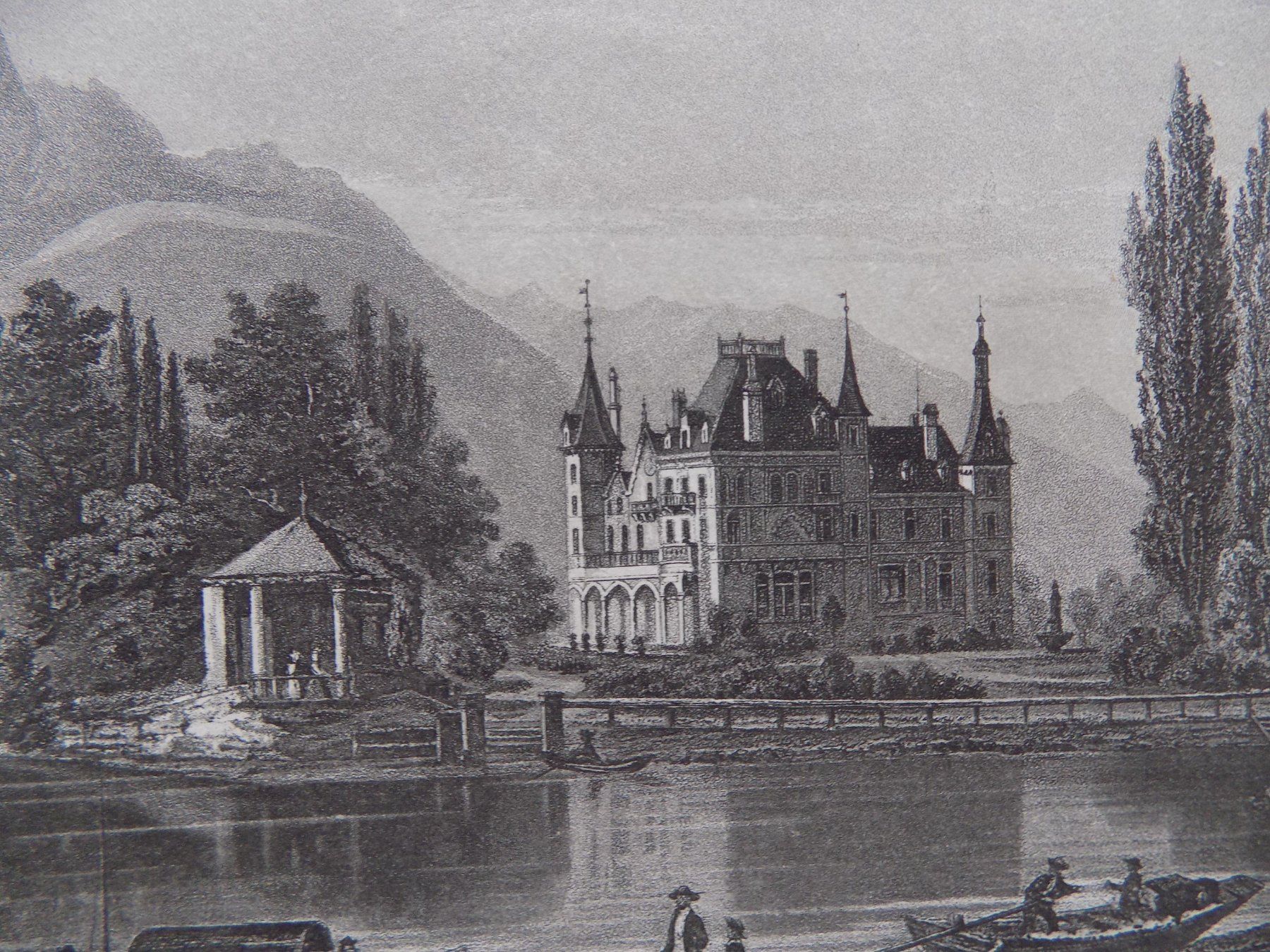 Stiche: Château de Schadau Schloss Thun – Gebraucht aus Risch von Rischli15 6