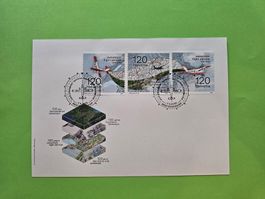 FDC 2026 "100 Jahre Flugdienst swisstopo" einzel geklebt