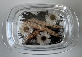 Beurrier Alpac avec fleurs et blés séchés