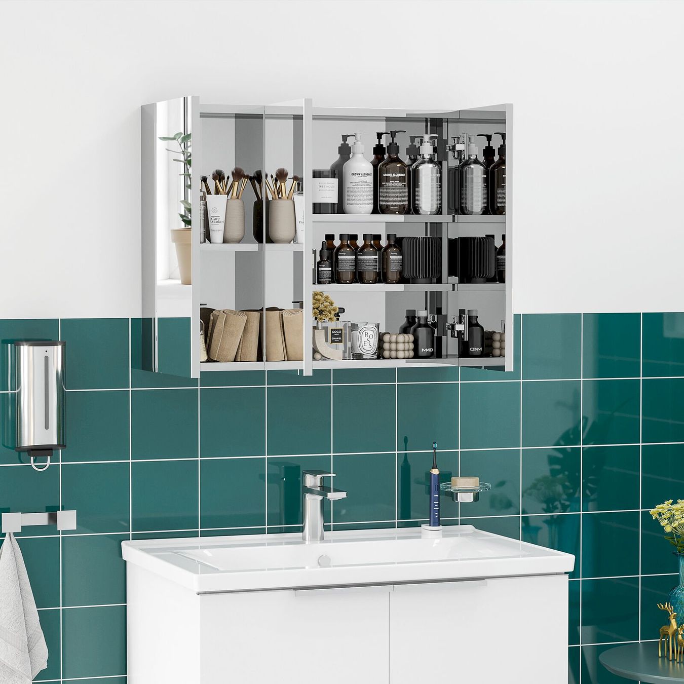 Armoires miroirs: Spiegelschrank 3 Spiegeltüren – Neuf avec emballage d'origine à Bottighofen par zaap 2