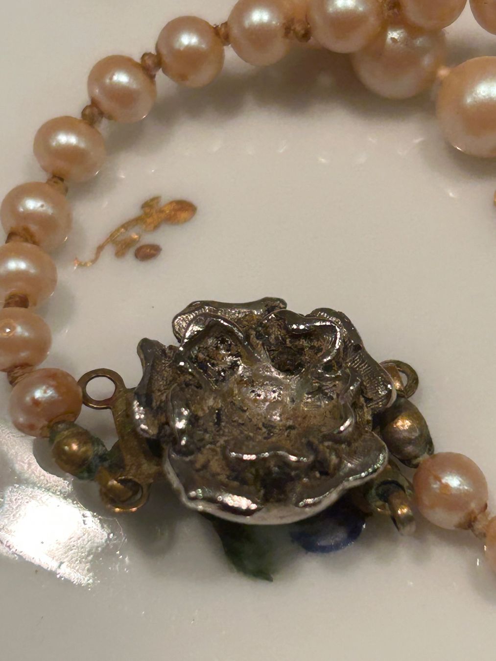 Catenine: Vintage Perlenkette Kette Perlen Modeschmuck – Usato da Basel venduto da toy_t8bb 2