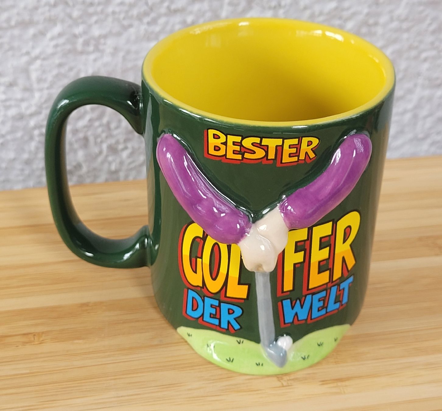 Tasses: Von 2002 Sammeltasse "Bester Golfer der Welt" – D'occasion à Buttikon SZ par Renco