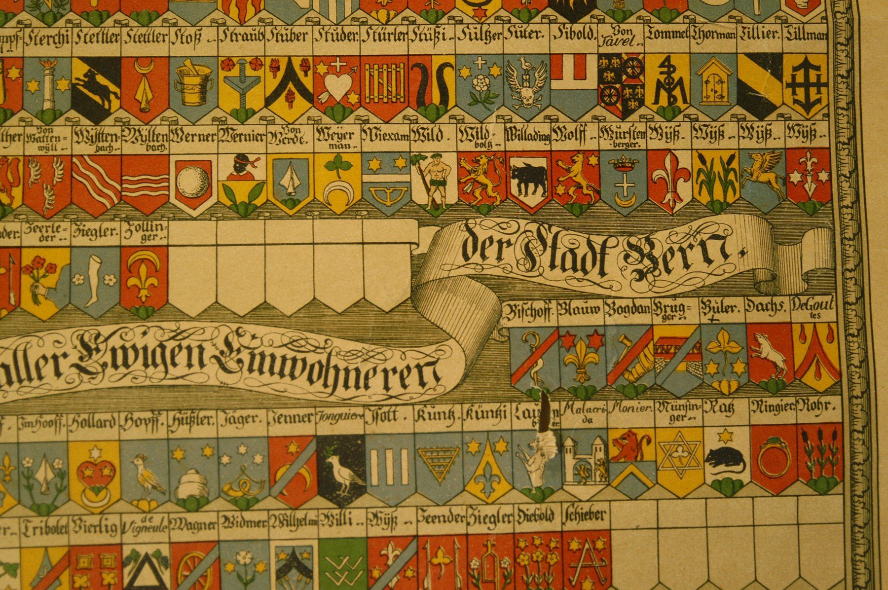 Foto & Immagini: Wappen Berner Regimente und Geschlechter  Druck – Usato da Herisau venduto da Wisen 6