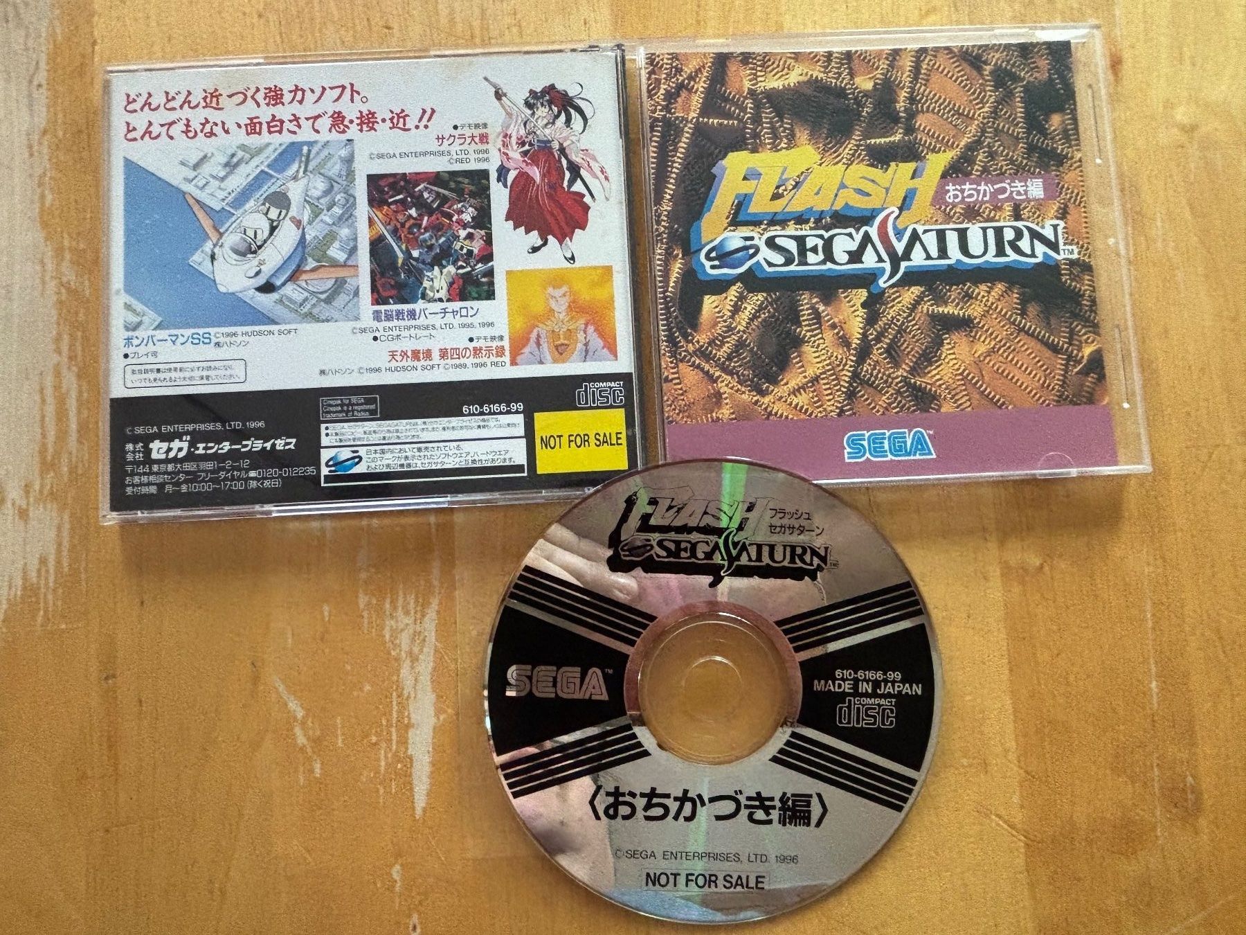 Sega Giochi: Flash Sega Saturn ICIB) – Usato da Frenkendorf venduto da gelbeZinnie