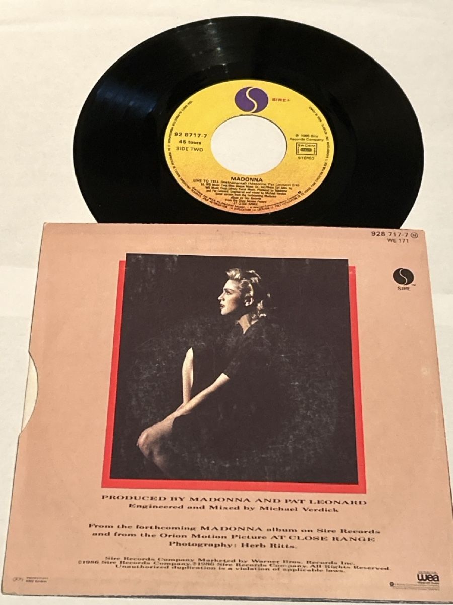 Dischi in vinile: Madonna. 1986. Live to Hell – Usato da Faulensee venduto da Mizuno06 1