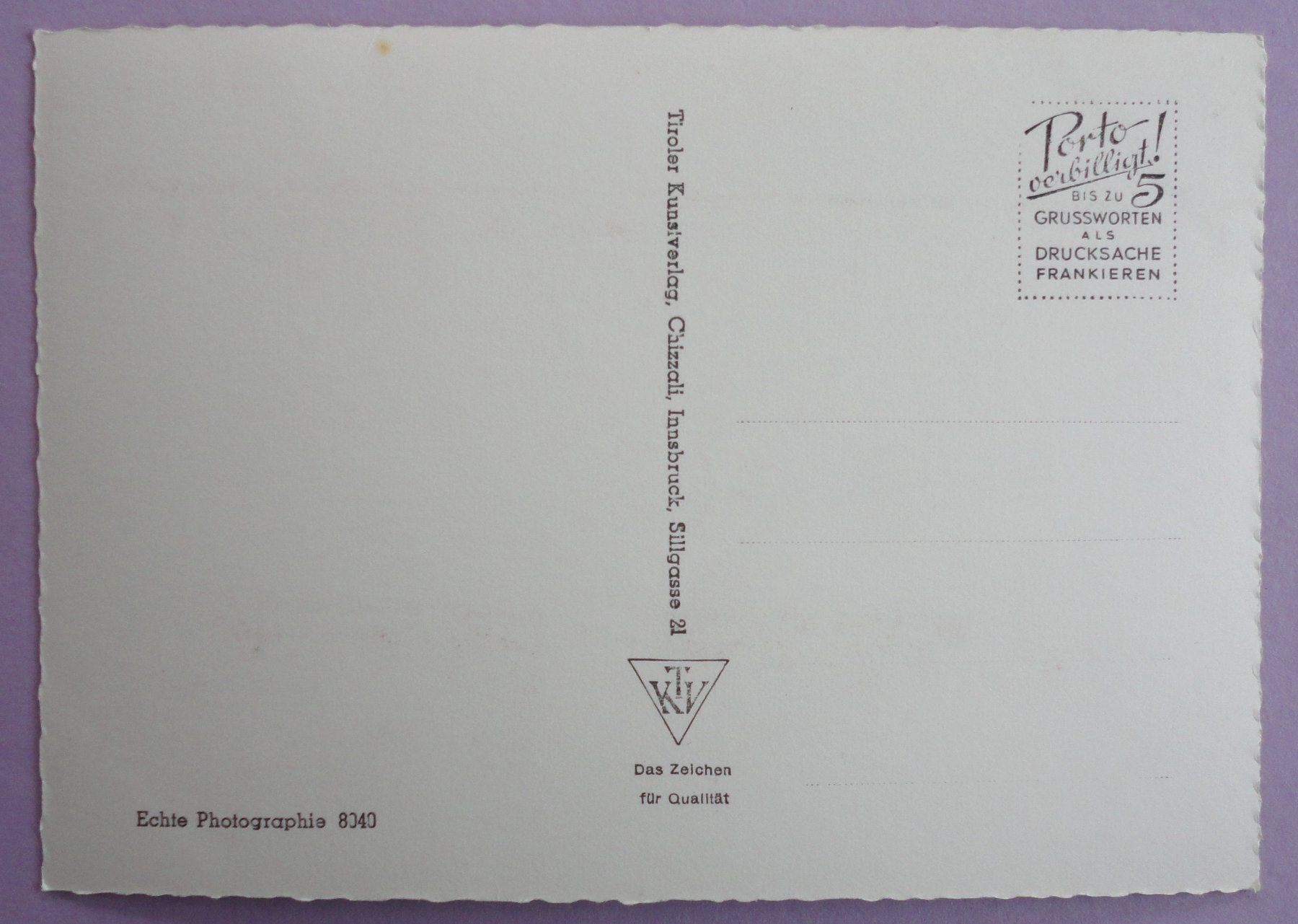 Cartoline postali: Innsbruck – Usato da Fétigny venduto da Billy2miny 1