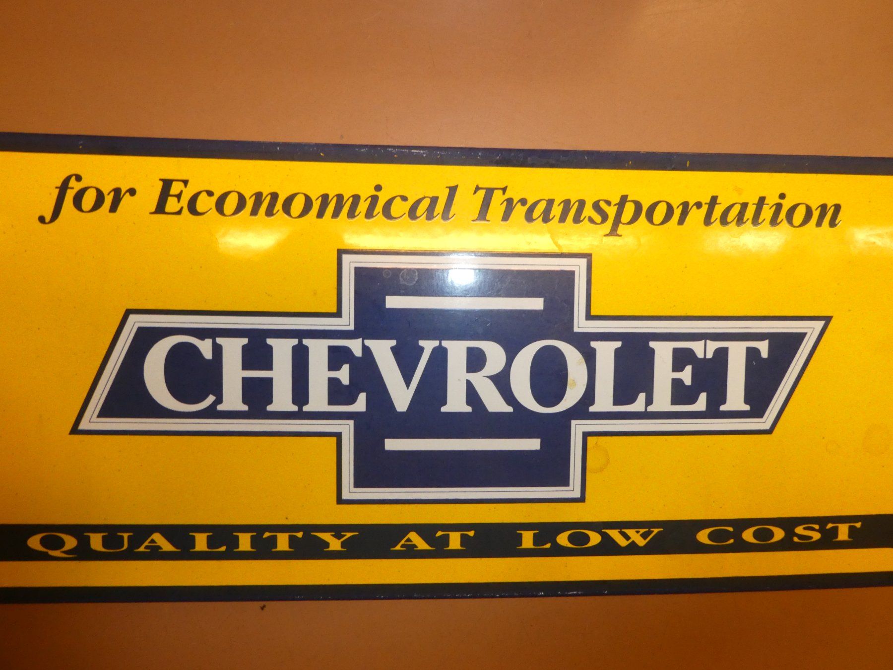 Chevrolet Insegne: Altes Chevrolet Emaille Blechschild – Usato da Chur venduto da Diversico2010 1