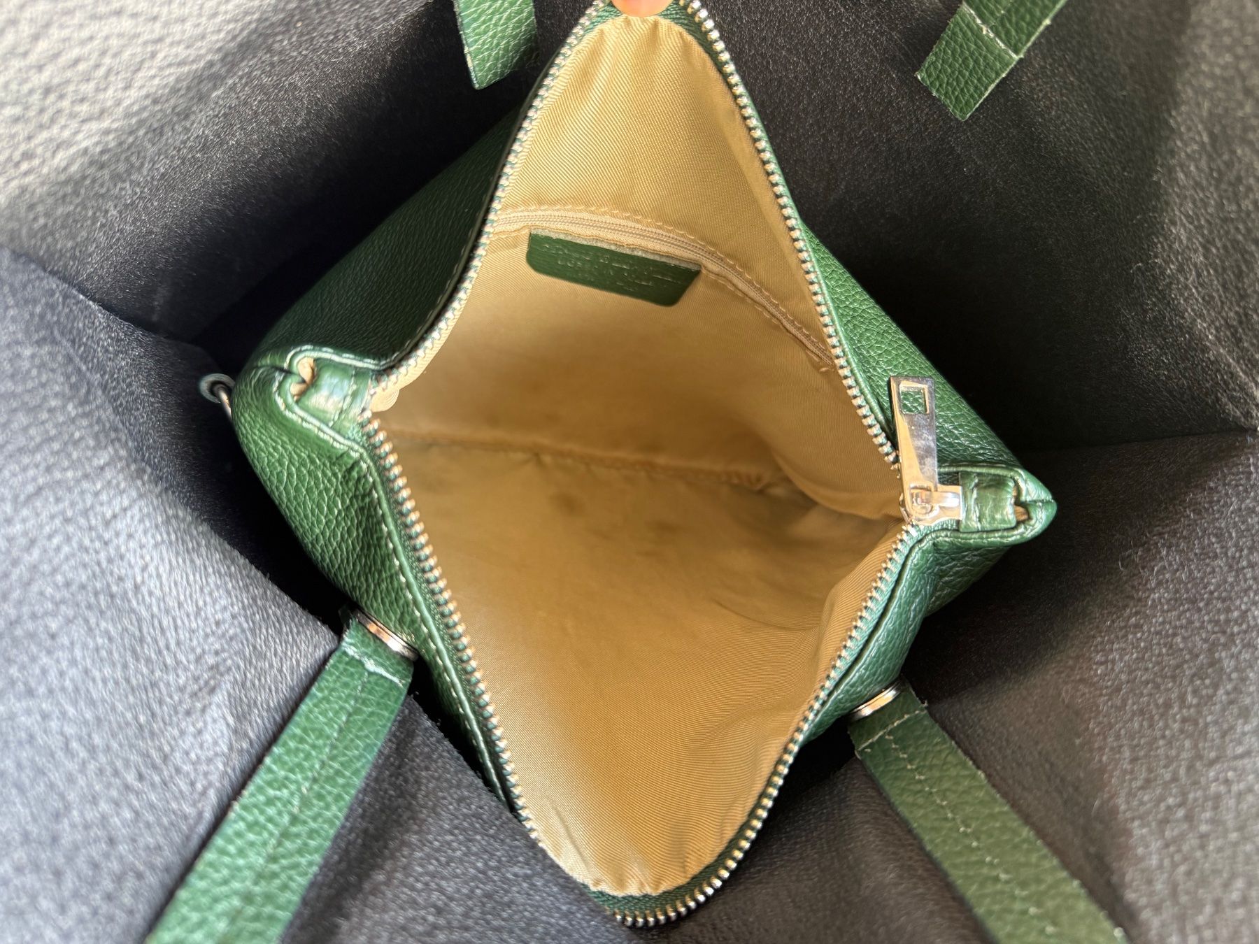 Borse da donna: Damenhandtasche Shopper Leder grün – Usato da Rorbas venduto da tun_m7fz 6