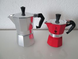 Klassischen Espressokochern (Kaffeekochern)aus Aluminium.NEU