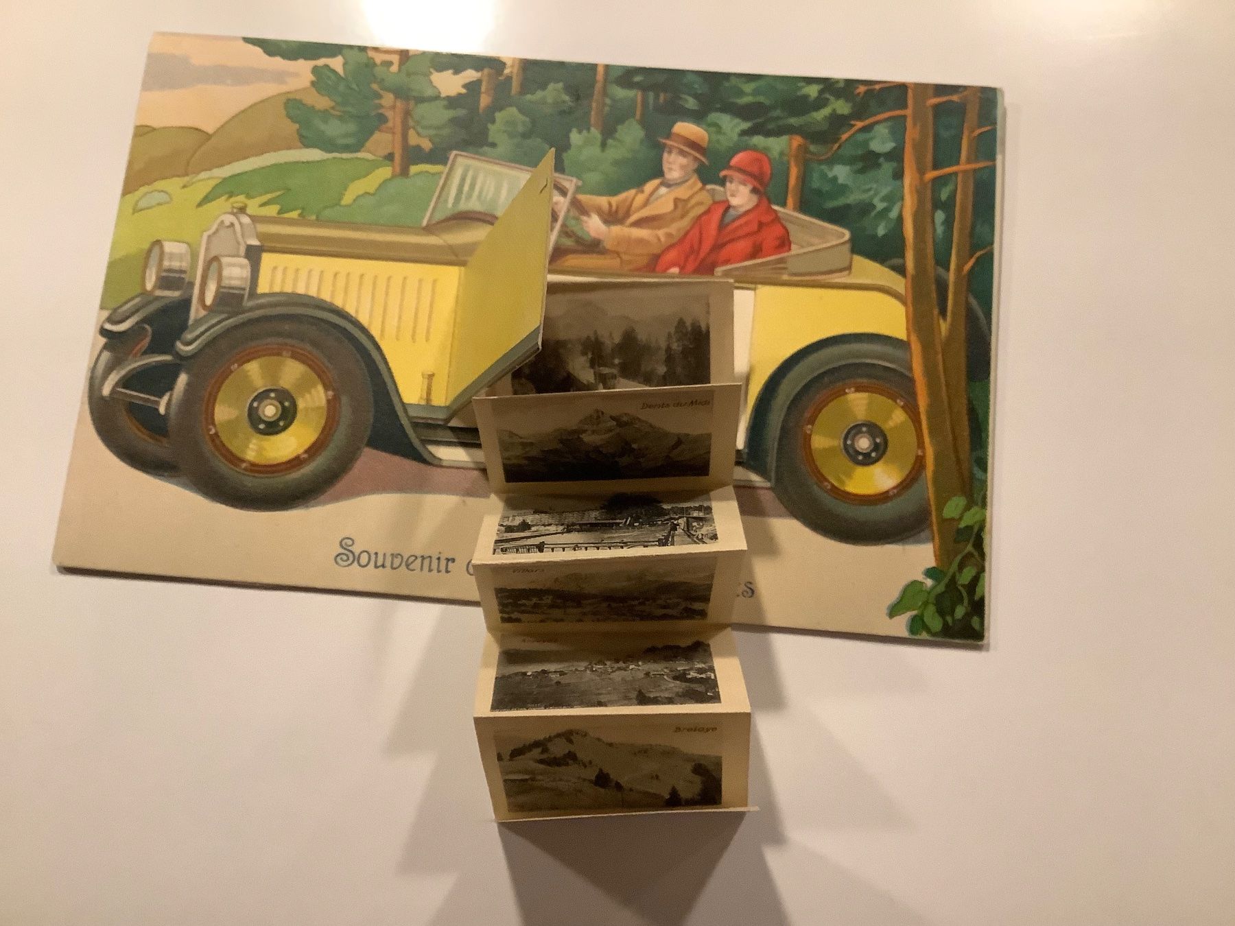 Cartoline postali: Schöne LEPORELLO Ansichtskarte VILLARS mit Oldtimer – Nuovo (secondo la descrizione) da Lufingen venduto da Rac0 1