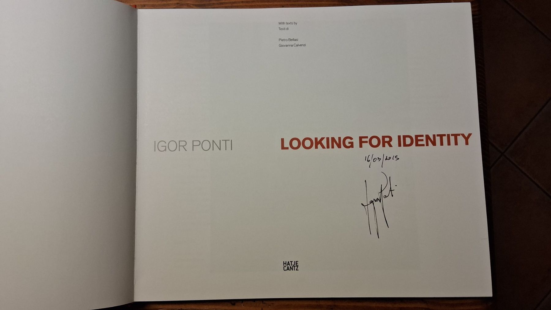 Libri: Libro rilegato  e autografato da IGOR PONTI – Nuovo (secondo la descrizione) da Personico venduto da rpi_n6hp 1
