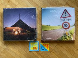 2022, 2 Stk. Bilder, 20x20cm, Impressionen Bundeslager