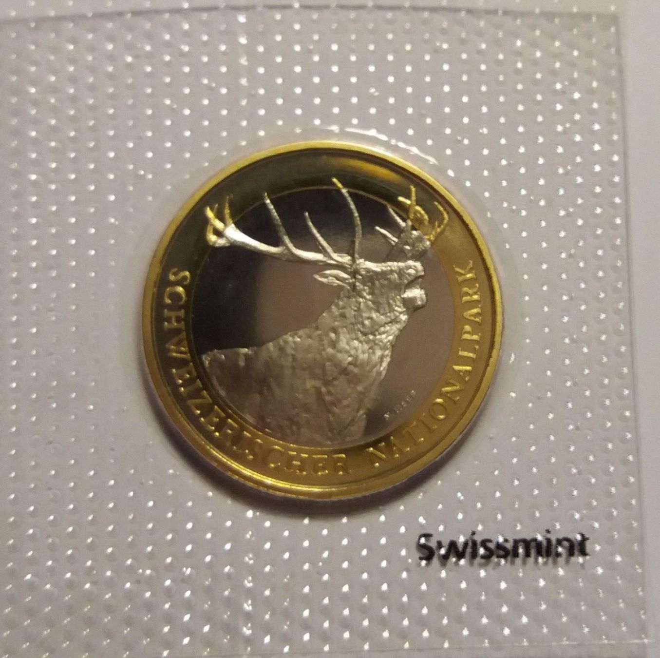 Tutti le monete: 10 Franken Rothirsch 2009 /   Cerf / neu – Nuovo e nell'imballaggio originale da Laufen venduto da Sunjupite7