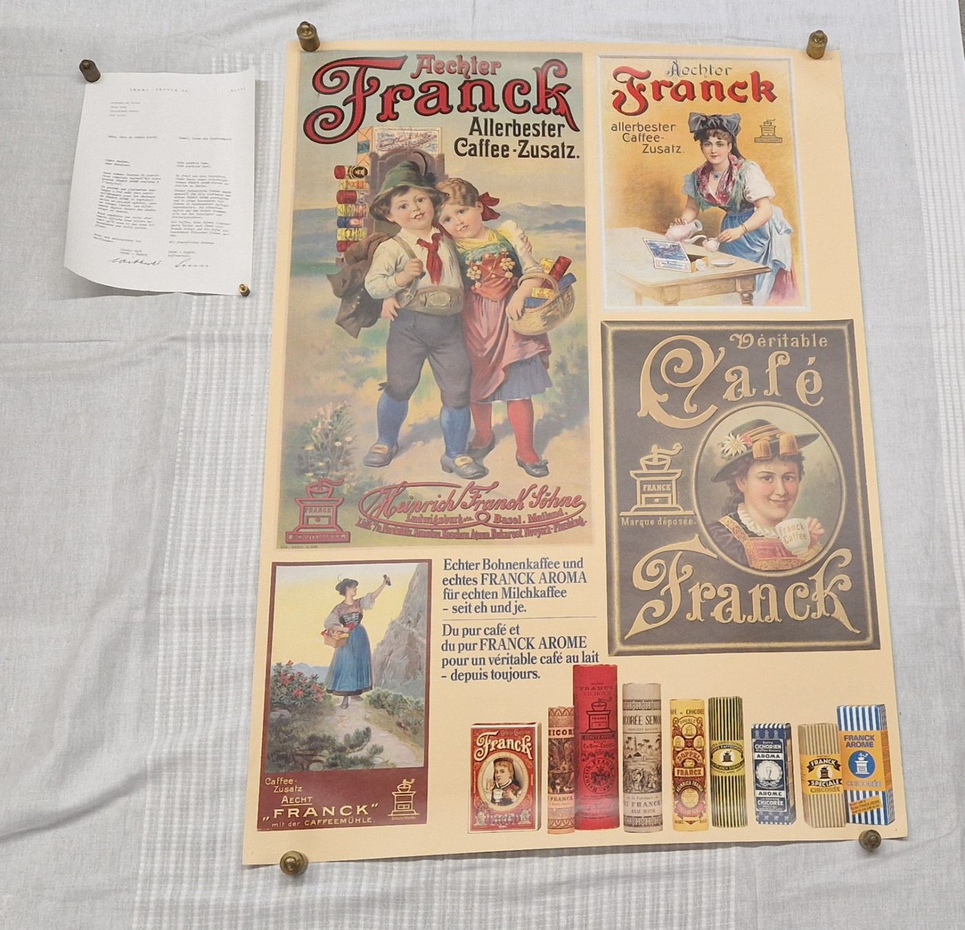 Foto & Immagini: WERBEPLAKAT FRANK KAFFEEBOHNEN – Usato da Bilten venduto da Mic2022 1