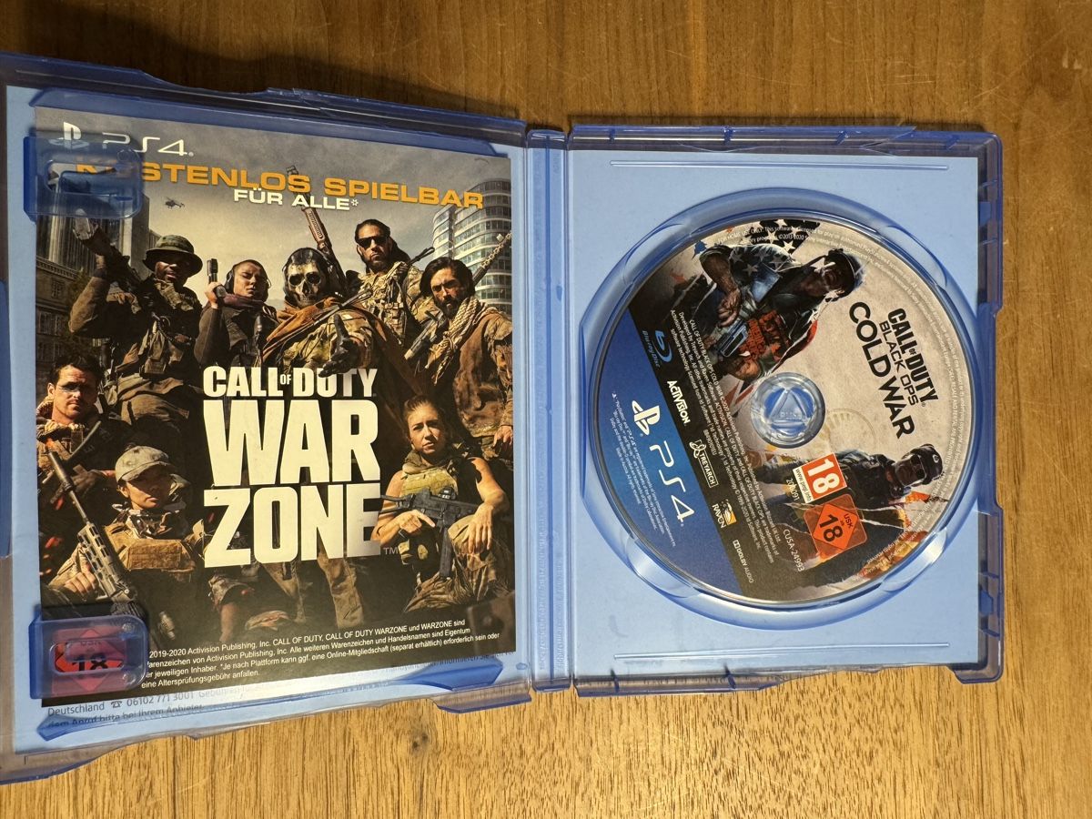 Sony Spiele: Call of Duty: Black Ops Cold War PS4 – Gebraucht aus Bern von tetraodonnie 2