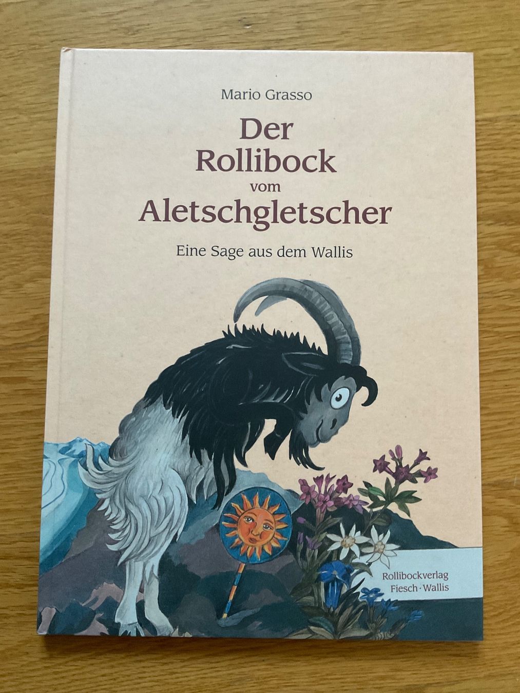 Libri: Der Rollibock vom Aletschgletscher -Eine Sage aus dem Wallis – Usato da Dinhard venduto da R.B.G23