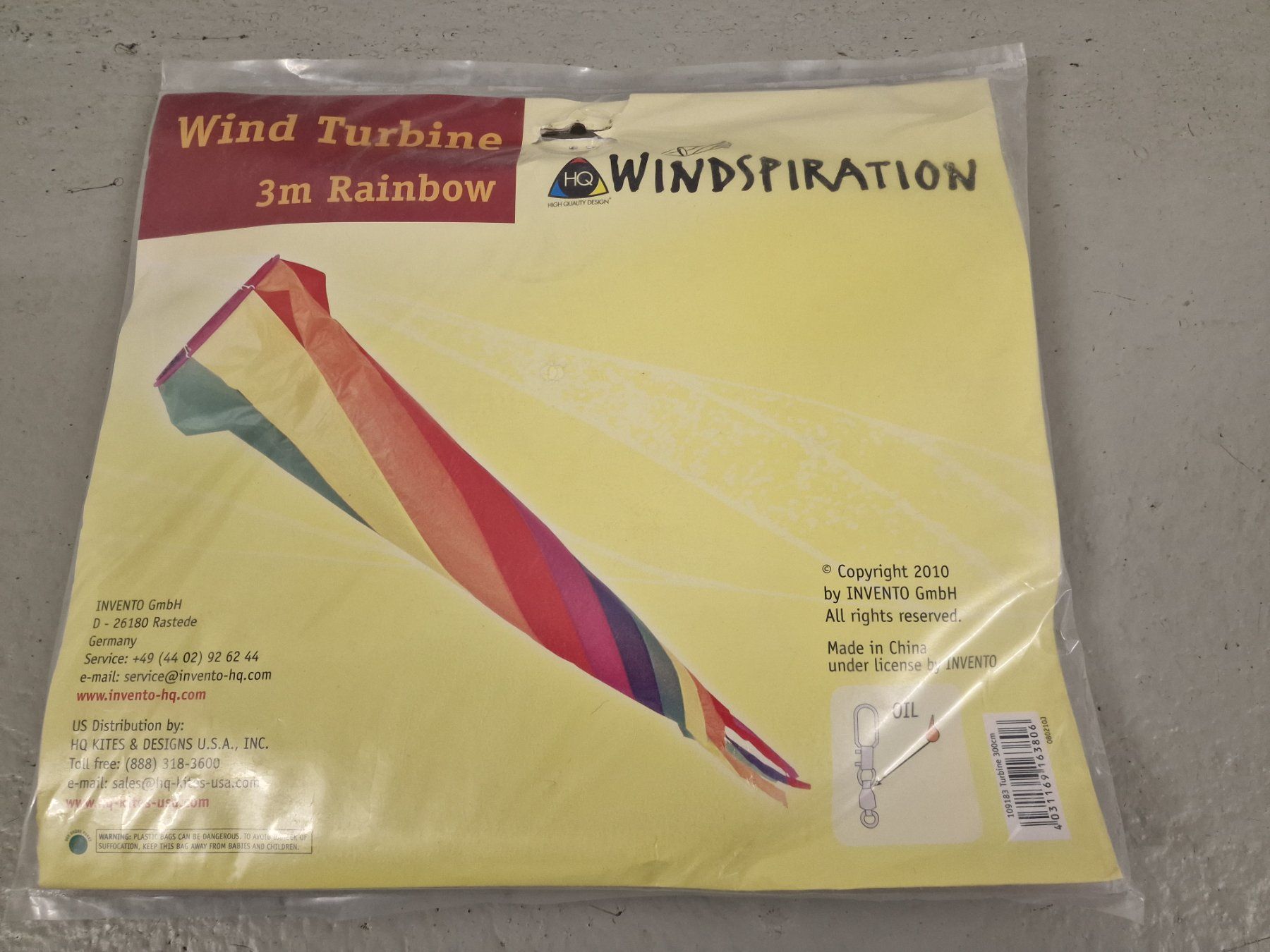 Altro in Decorazioni & Accessori: Windspiel Regenbogen 3m Windturbine Windspirale Neu – Nuovo e nell'imballaggio originale da Oberuzwil venduto da aseinkaufswelt 1