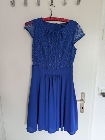 Festliches Kleid Blau Gr. 38
